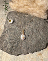 AAA Freshwater Pearl Pendants in Gold