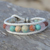 Dolphin Dreaming Leather Wrap Essential Oil Bracelet