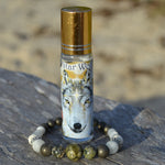 Star Wolf Essential Oil Bracelet Stack of Two