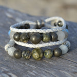 Star Wolf Essential Oil Bracelet Stack of Two