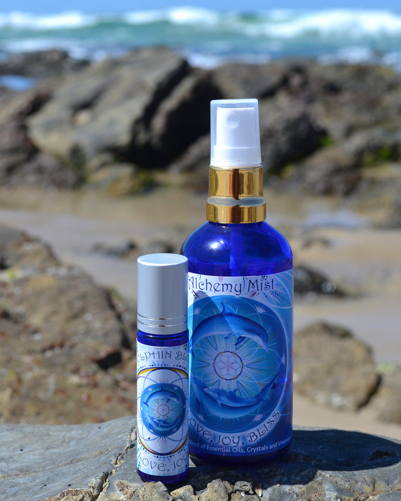 Alchemy mist used for cleansing the Aura and personal spaces at home and at work. Contains essential oils and crystal essences. Artisan crafted in Byron Bay.
