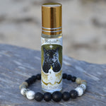 Black Panther Essential Oil Bracelet Stack of Two