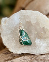 Malachite pendant necklace