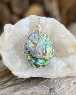 Paua Shell pendant necklace