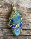 Azurite/Malachite pendant necklace