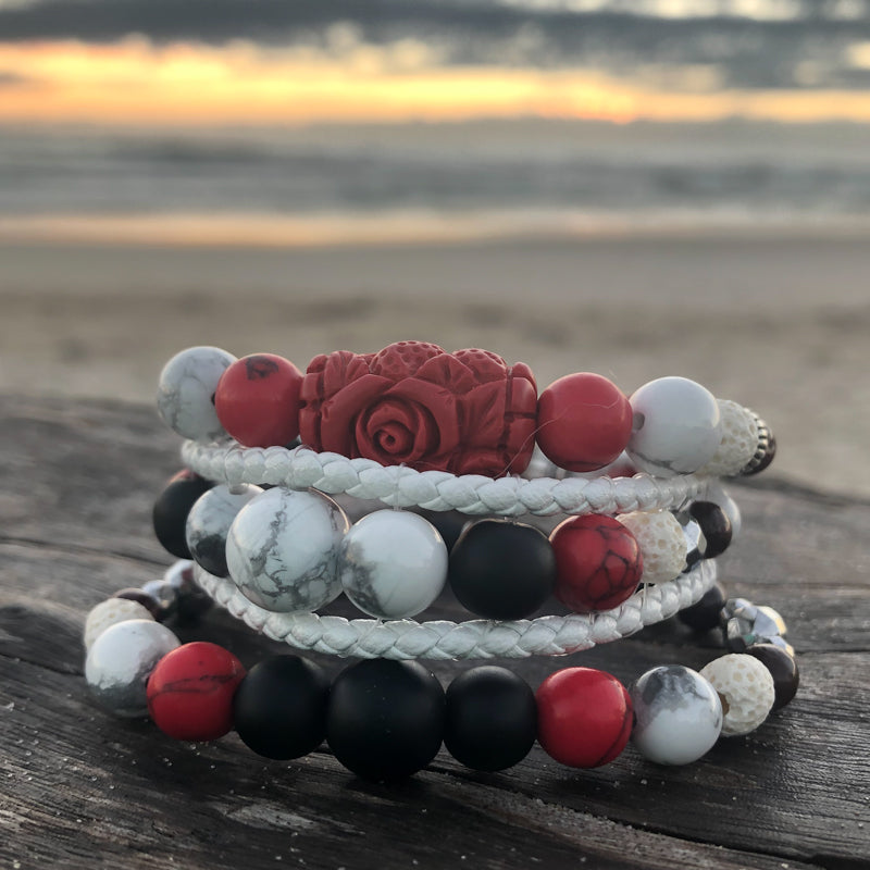 Guardian of The Grail Essential Oil Bracelet Stack of Three
