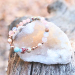 Ocean Jasper & Rose Quartz Essential Oil Bracelet