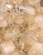 925 Sterling Silver, Curb Diamond Cut Chain, 20% off with any pendant!