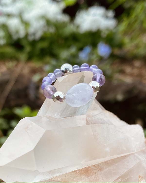 Amethyst Elastic Ring
