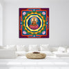 giclee print by visionary Artist Kylee Joy from Byron Bay, Painting of Goddess Lakshmi in a shri Yantra