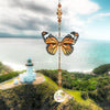 Monarch hand made  butterfly crystal suncatcher by Kylee Joy