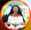 White Buffalo Calf Woman SpiritArt Mandala Dreamcatcher